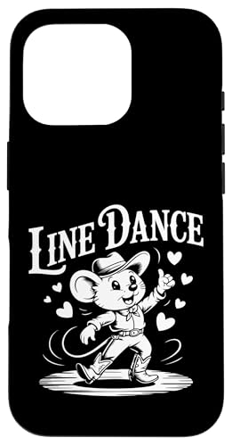 Love Line Dance lustige Mäuse Tanzgruppen Choreografen Hülle für iPhone 16 Pro von Line Dance Motive und Designs und Sprüche