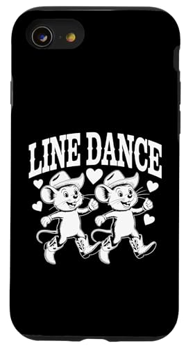 Love Line Dance lustige Mäuse Tanzgruppen Choreografen Hülle für iPhone SE (2020) / 7 / 8 von Line Dance Motive und Designs und Sprüche