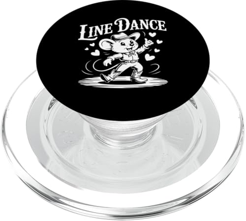 Love Line Dance lustige Mäuse Tanzgruppen Choreografen PopSockets PopGrip für MagSafe von Line Dance Motive und Designs und Sprüche