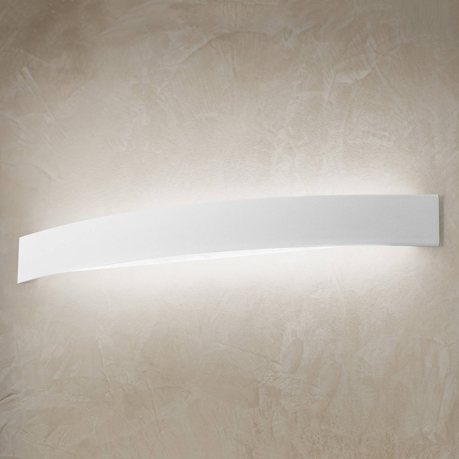 Gebogene LED-Wandleuchte Curve in Weiß von Linea Light