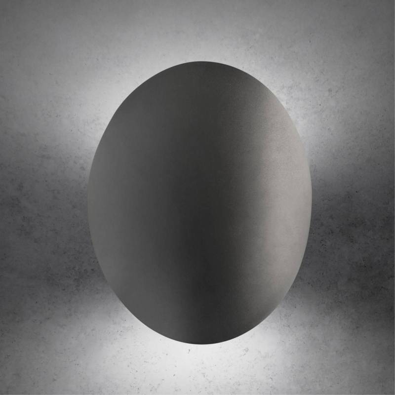 LED-Außenwandleuchte Alba, grau, Aluminium, IP65, 3.000 K von Linea Light