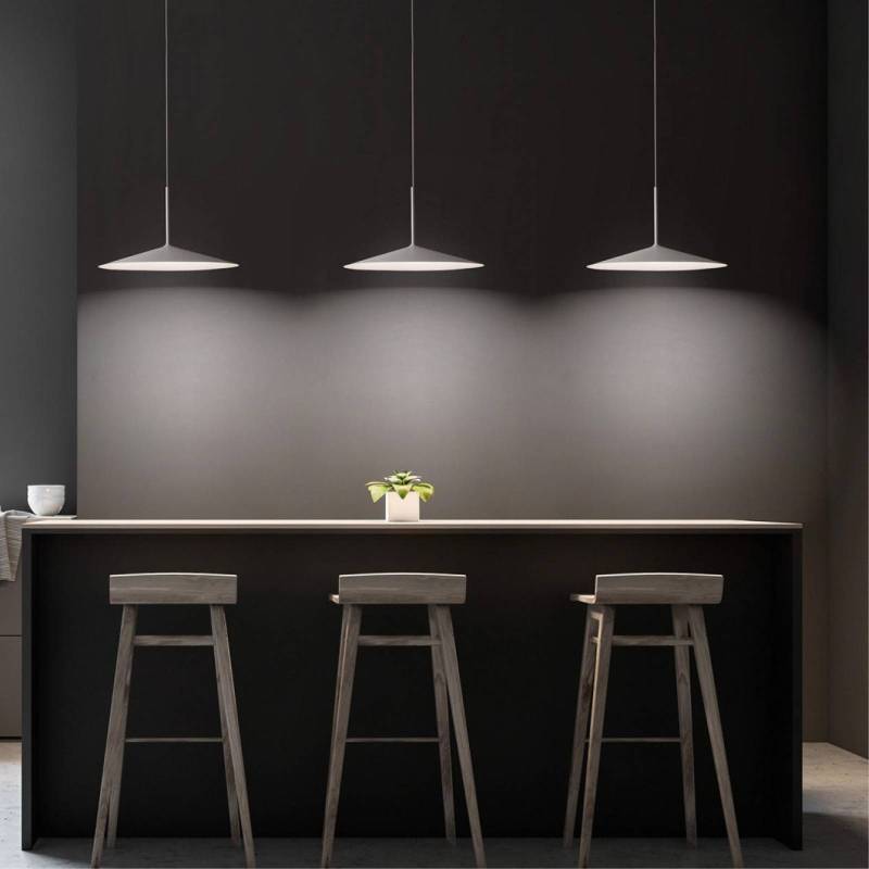 LED-Hängeleuchte Poe Plus, weiß von Linea Light