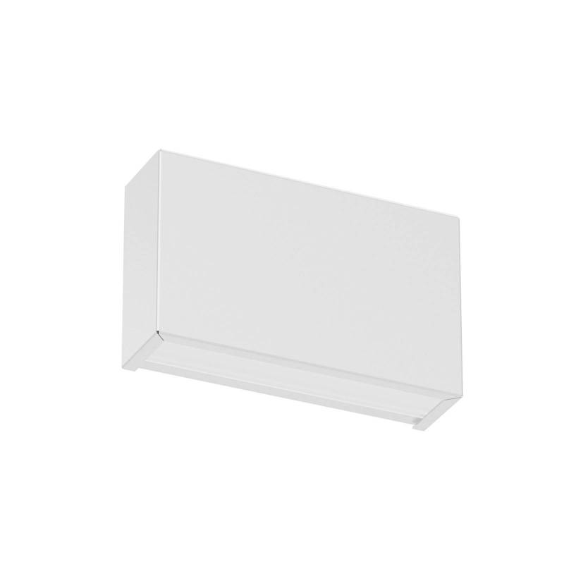 LED-Wandleuchte Box W2 Bi-Emission, B 14 cm, weiß, 2700 K von Linea Light