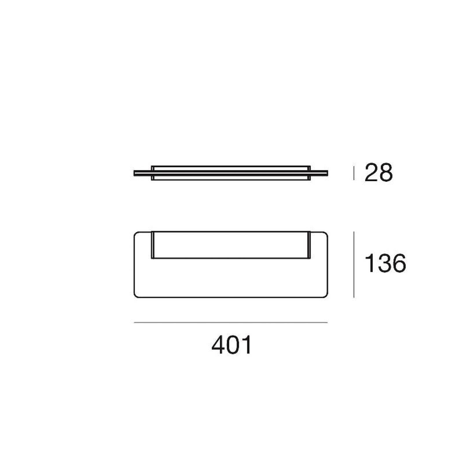 LED-Wandleuchte Skinny, Alu eloxiert, Alu, PMMA, up/down LED-Wandleuchte Skinny, Alu eloxiert, Alu, PMMA, up/down von Linea Light