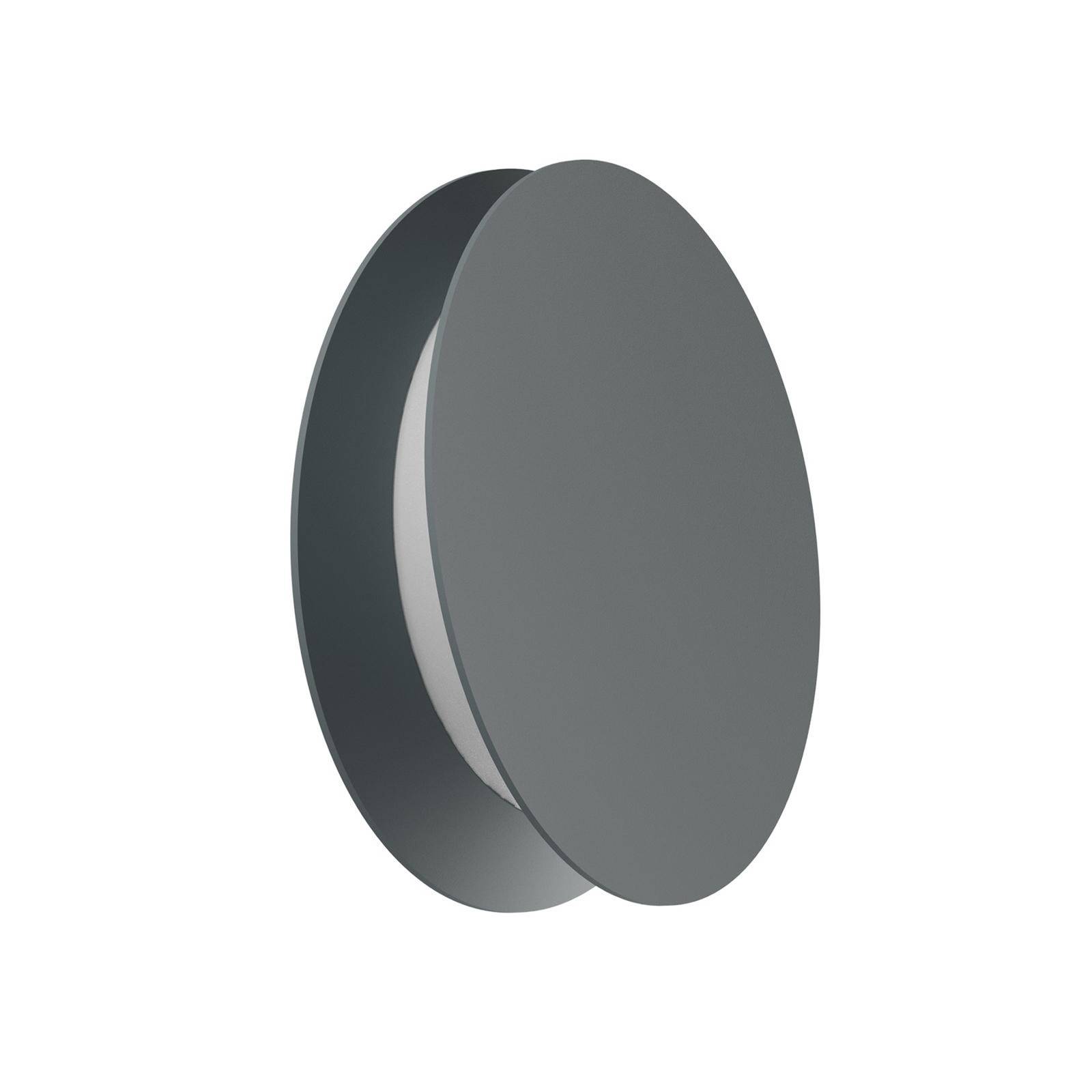 LED-Wandleuchte Yo-Yo, grau, 2.700 K, Alu, PMMA, dimmbar LED-Wandleuchte Yo-Yo, grau, 2.700 K, Alu, PMMA, dimmbar von Linea Light