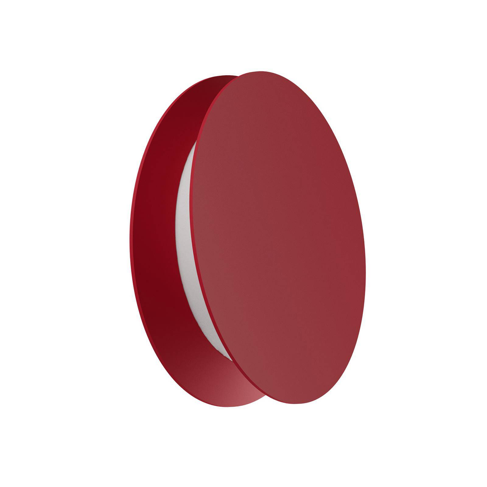 LED-Wandleuchte Yo-Yo, rot, 2.700 K, Alu, PMMA, dimmbar LED-Wandleuchte Yo-Yo, rot, 2.700 K, Alu, PMMA, dimmbar von Linea Light