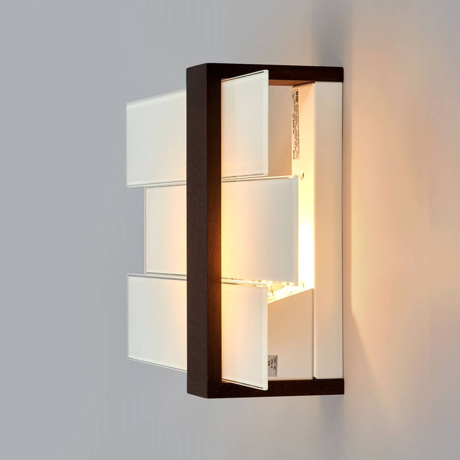 Wandleuchte Triad m. Holz Wandleuchte Triad m. Holz von Linea Light