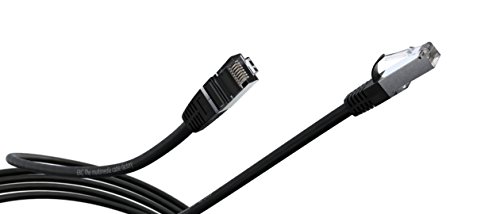 Lineaire Netzwerkkabel Ethernet RJ45 männlich schwarz Schwarz 1 m von Linéaire