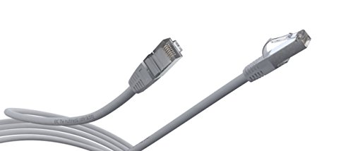 Lineaire PCJ6aSFZWD Netzwerkkabel Ethernet RJ45 Snagless Stecker auf Stecker Cat.6a doppelt geschirmt S/FTP LS0H POE+ 10Gbps für Schacht Patchpanel Router Switch NAS Box ADSL etc. 2 m von Linéaire