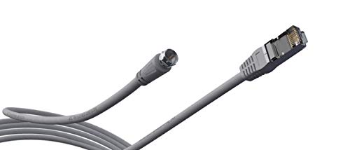 Linéaire TVRFUE Antennenkabel RJ45 Stecker auf F-Stecker zum Schrauben für VDI/VDV Grad 3, 3 m von Linéaire