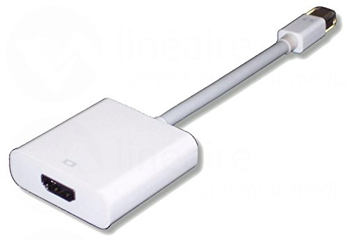 Lineaire adhd720 0,10 m weiß Mini DisplayPort männlich zu HDMI weiblich Adapter von Lineaire