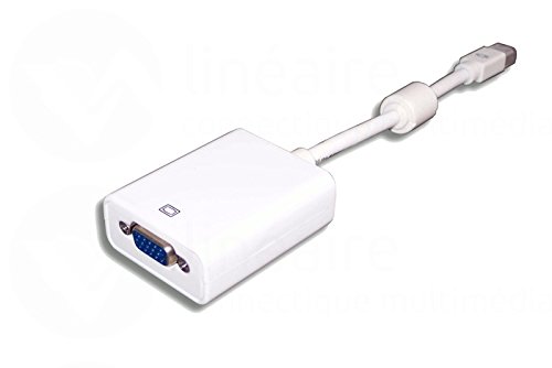 Lineaire adhd740 0,10 m weiß Mini DisplayPort männlich zu VGA Weiblich Adapter von Lineaire