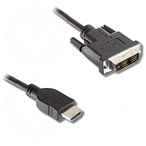 Lineaire vhd30d DVI-D Kabel Stecker 2 m schwarz von Lineaire