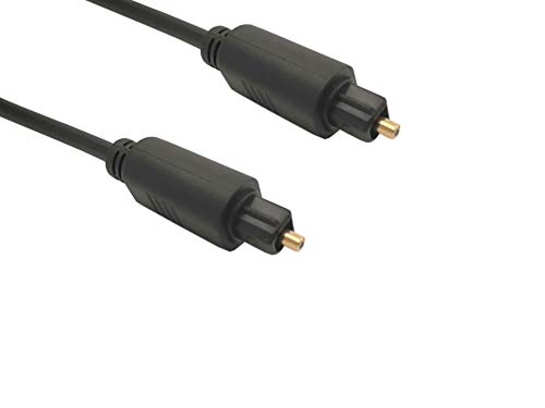 Linear VR90B Digitales Audiokabel Toslink EIAJ Stecker/Stecker auf Glasfaser für Heimkino-Verstärker, HiFi-Anlage, DVD-Player, Blu-Ray-Player, Soundbar, TV-Box (Freebox, SFR, Bouygues, Orange), von Lineaire