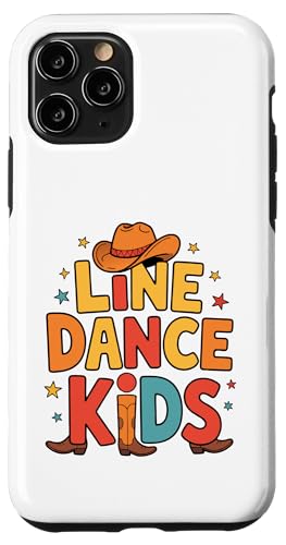 Line Dance Kinder fröhliche Kinder tanzen Hülle für iPhone 11 Pro von Linedance Fröhliche Line Dance Designs für Kinder