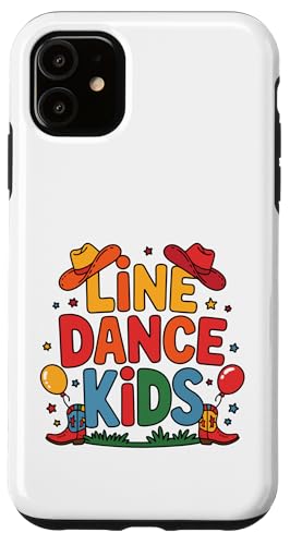 Line Dance Kinder fröhliche Kinder tanzen Hülle für iPhone 11 von Linedance Fröhliche Line Dance Designs für Kinder