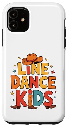 Line Dance Kinder fröhliche Kinder tanzen Hülle für iPhone 11 von Linedance Fröhliche Line Dance Designs für Kinder