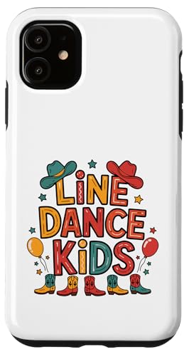 Line Dance Kinder fröhliche Kinder tanzen Hülle für iPhone 11 von Linedance Fröhliche Line Dance Designs für Kinder