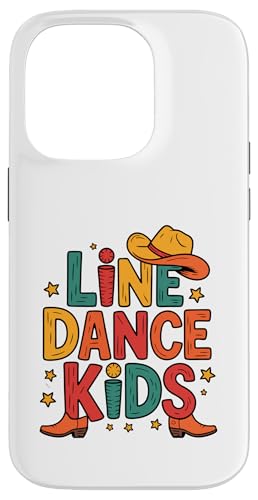 Line Dance Kinder fröhliche Kinder tanzen Hülle für iPhone 14 Pro von Linedance Fröhliche Line Dance Designs für Kinder