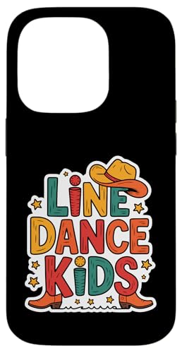 Line Dance Kinder fröhliche Kinder tanzen Hülle für iPhone 14 Pro von Linedance Fröhliche Line Dance Designs für Kinder