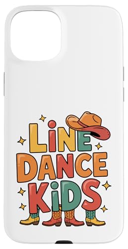 Line Dance Kinder fröhliche Kinder tanzen Hülle für iPhone 15 Plus Line Dance Kinder fröhliche Kinder tanzen Hülle für iPhone 15 Plus von Linedance Fröhliche Line Dance Designs für Kinder