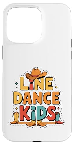 Line Dance Kinder fröhliche Kinder tanzen Hülle für iPhone 15 Pro Max von Linedance Fröhliche Line Dance Designs für Kinder