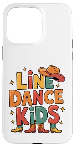 Line Dance Kinder fröhliche Kinder tanzen Hülle für iPhone 15 Pro Max Line Dance Kinder fröhliche Kinder tanzen Hülle für iPhone 15 Pro Max von Linedance Fröhliche Line Dance Designs für Kinder
