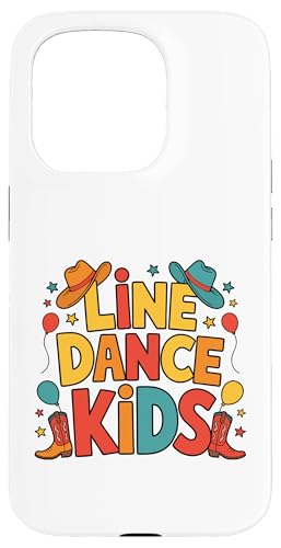 Line Dance Kinder fröhliche Kinder tanzen Hülle für iPhone 15 Pro Line Dance Kinder fröhliche Kinder tanzen Hülle für iPhone 15 Pro von Linedance Fröhliche Line Dance Designs für Kinder