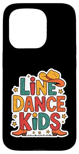 Line Dance Kinder fröhliche Kinder tanzen Hülle für iPhone 15 Pro von Linedance Fröhliche Line Dance Designs für Kinder