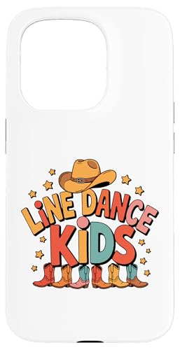 Line Dance Kinder fröhliche Kinder tanzen Hülle für iPhone 15 Pro von Linedance Fröhliche Line Dance Designs für Kinder