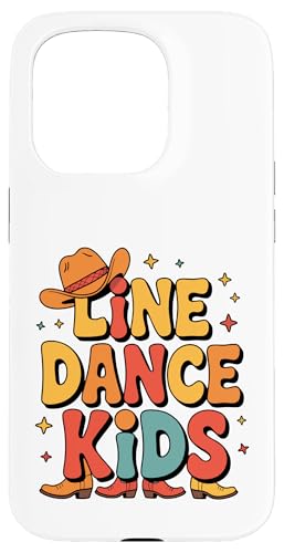 Line Dance Kinder fröhliche Kinder tanzen Hülle für iPhone 15 Pro von Linedance Fröhliche Line Dance Designs für Kinder