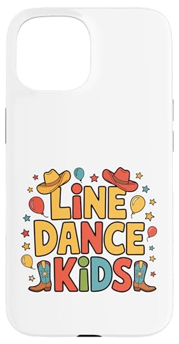 Line Dance Kinder fröhliche Kinder tanzen Hülle für iPhone 15 Line Dance Kinder fröhliche Kinder tanzen Hülle für iPhone 15 von Linedance Fröhliche Line Dance Designs für Kinder