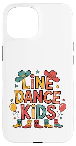 Line Dance Kinder fröhliche Kinder tanzen Hülle für iPhone 15 Line Dance Kinder fröhliche Kinder tanzen Hülle für iPhone 15 von Linedance Fröhliche Line Dance Designs für Kinder