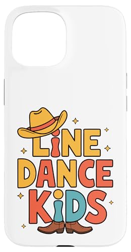 Line Dance Kinder fröhliche Kinder tanzen Hülle für iPhone 15 Line Dance Kinder fröhliche Kinder tanzen Hülle für iPhone 15 von Linedance Fröhliche Line Dance Designs für Kinder