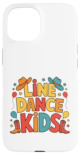 Line Dance Kinder fröhliche Kinder tanzen Hülle für iPhone 15 Line Dance Kinder fröhliche Kinder tanzen Hülle für iPhone 15 von Linedance Fröhliche Line Dance Designs für Kinder
