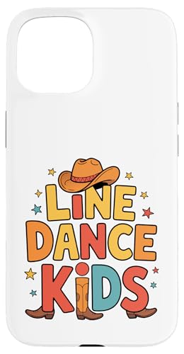 Line Dance Kinder fröhliche Kinder tanzen Hülle für iPhone 15 Line Dance Kinder fröhliche Kinder tanzen Hülle für iPhone 15 von Linedance Fröhliche Line Dance Designs für Kinder