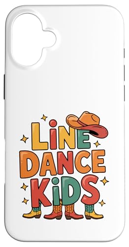 Line Dance Kinder fröhliche Kinder tanzen Hülle für iPhone 16 Plus Line Dance Kinder fröhliche Kinder tanzen Hülle für iPhone 16 Plus von Linedance Fröhliche Line Dance Designs für Kinder