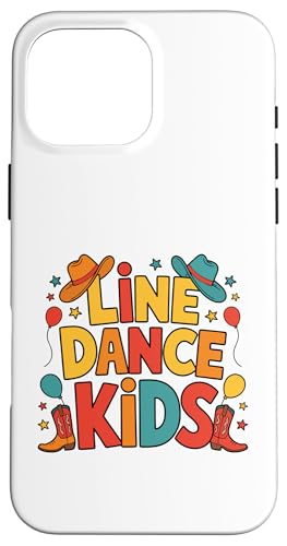 Line Dance Kinder fröhliche Kinder tanzen Hülle für iPhone 16 Pro Max Line Dance Kinder fröhliche Kinder tanzen Hülle für iPhone 16 Pro Max von Linedance Fröhliche Line Dance Designs für Kinder
