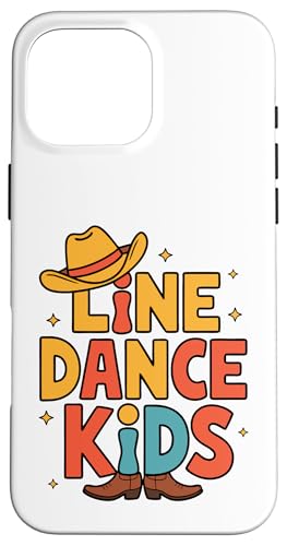 Line Dance Kinder fröhliche Kinder tanzen Hülle für iPhone 16 Pro Max Line Dance Kinder fröhliche Kinder tanzen Hülle für iPhone 16 Pro Max von Linedance Fröhliche Line Dance Designs für Kinder