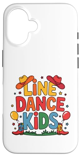 Line Dance Kinder fröhliche Kinder tanzen Hülle für iPhone 16 Line Dance Kinder fröhliche Kinder tanzen Hülle für iPhone 16 von Linedance Fröhliche Line Dance Designs für Kinder