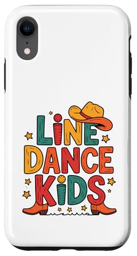 Line Dance Kinder fröhliche Kinder tanzen Hülle für iPhone XR von Linedance Fröhliche Line Dance Designs für Kinder