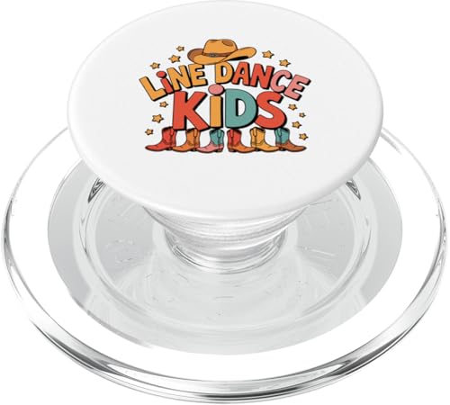 Line Dance Kinder fröhliche Kinder tanzen PopSockets PopGrip für MagSafe Line Dance Kinder fröhliche Kinder tanzen PopSockets PopGrip für MagSafe von Linedance Fröhliche Line Dance Designs für Kinder