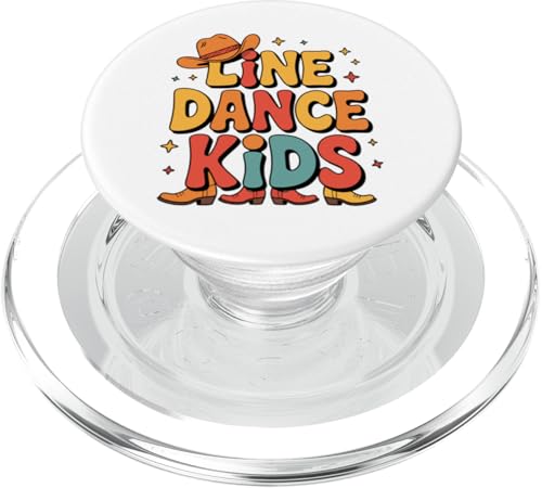 Line Dance Kinder fröhliche Kinder tanzen PopSockets PopGrip für MagSafe Line Dance Kinder fröhliche Kinder tanzen PopSockets PopGrip für MagSafe von Linedance Fröhliche Line Dance Designs für Kinder