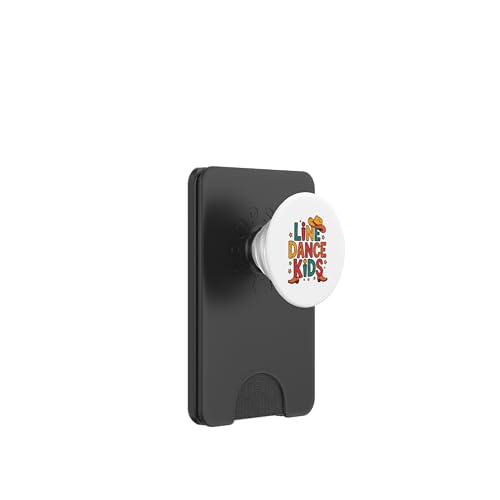 Line Dance Kinder fröhliche Kinder tanzen PopSockets PopWallet für MagSafe Line Dance Kinder fröhliche Kinder tanzen PopSockets PopWallet für MagSafe von Linedance Fröhliche Line Dance Designs für Kinder