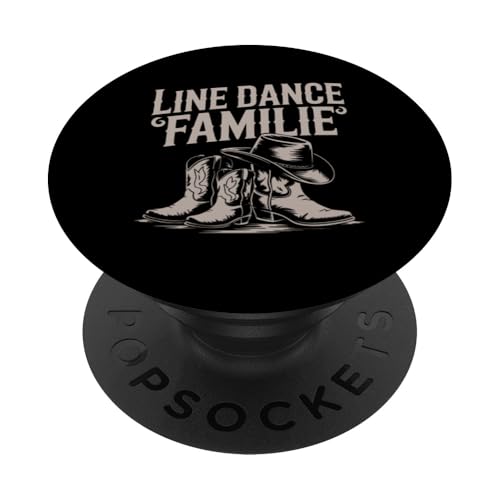 Line Dance Familie Kinder, Papa und Mama PopSockets Klebender PopGrip Line Dance Familie Kinder, Papa und Mama PopSockets Klebender PopGrip von Linedance Fröhliche Line Dance Designs für alle