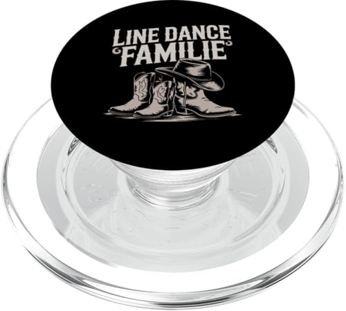 Line Dance Familie Kinder, Papa und Mama PopSockets PopGrip für MagSafe von Linedance Fröhliche Line Dance Designs für alle