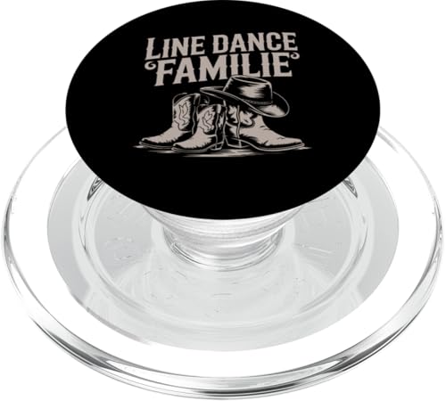 Line Dance Familie Kinder, Papa und Mama PopSockets PopGrip für MagSafe von Linedance Fröhliche Line Dance Designs für alle