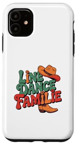 Line Dance Familie tanzende Kinder, Papa und Mama Hülle für iPhone 11 von Linedance Fröhliche Line Dance Designs für alle