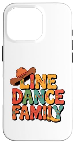 Line Dance Familie tanzende Kinder, Papa und Mama Hülle für iPhone 16 Pro von Linedance Fröhliche Line Dance Designs für alle