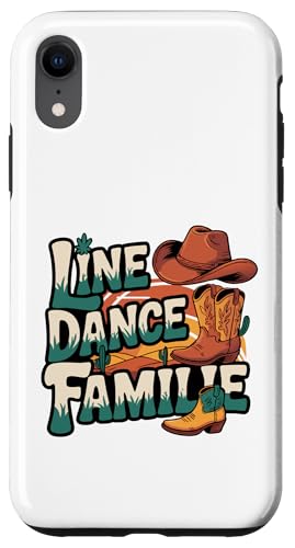 Line Dance Familie tanzende Kinder, Papa und Mama Hülle für iPhone XR Line Dance Familie tanzende Kinder, Papa und Mama Hülle für iPhone XR von Linedance Fröhliche Line Dance Designs für alle